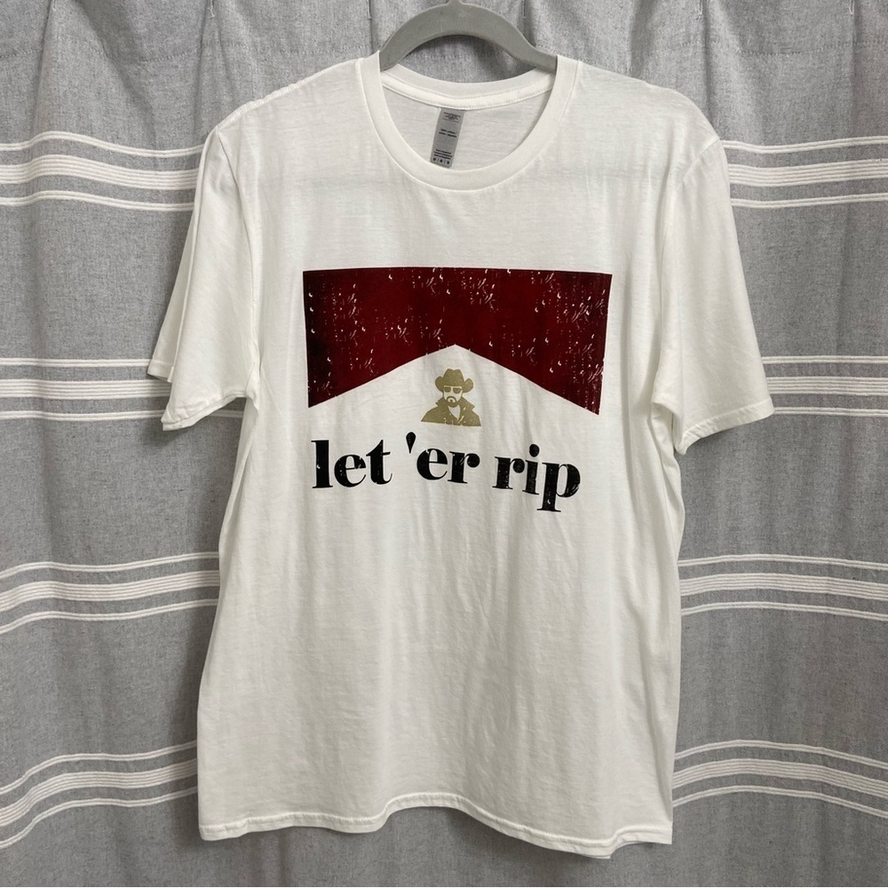“LET ER’ RIP” Rip Wheeler Yellowstone T-shirt - Picture 3 of 8